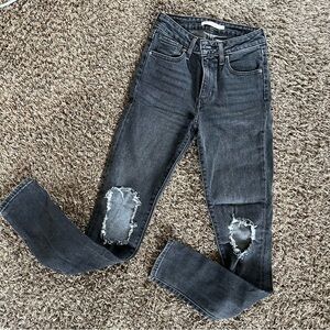 Levi’s High Rise Skinny Jeans Size 24